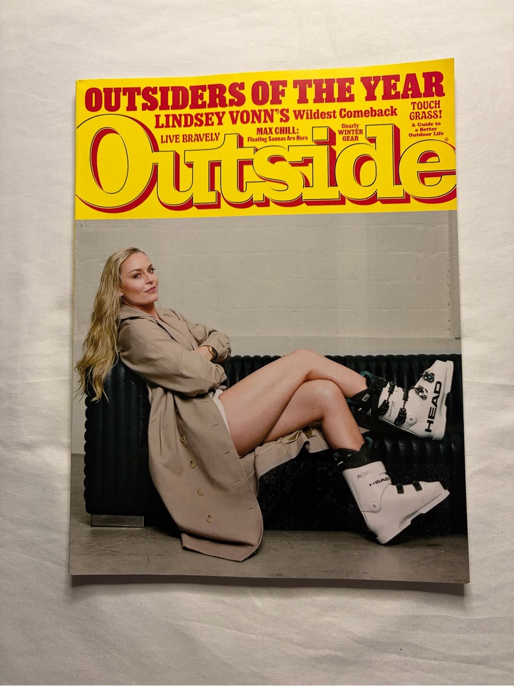 Outside Lindsey Vonn “Wildest Comeback” Issue Winter 2025 Magazine